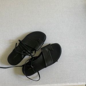 Black Phillip Lim wrap sandals